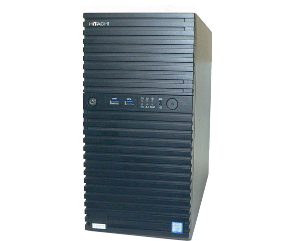HITACHI HA8000/TS10 AN (GUFT10AN-LCNBDT0) Xeon E3-1270 V5 3.6GHz メモリ 8GB HDD 600GB×5(SAS) DVD-ROM AC*2