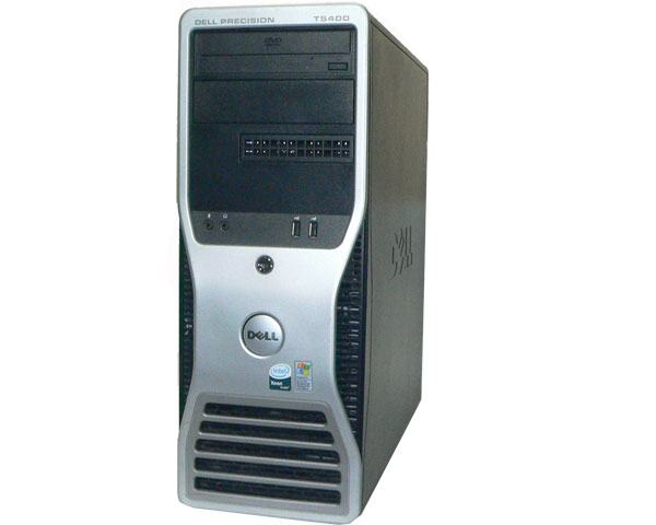 WindowsXP Pro 64bit DELL PRECISION T5400 Xeon X5460 3.16GHz メモリ 8GB HDD 146GB×2(SAS) DVD-ROM Quadro FX3700 中古ワークステーション