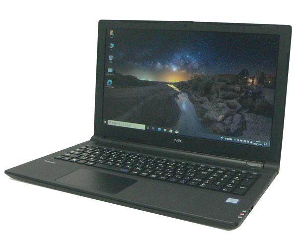 ノートパソコン 中古 テンキー付き Windows10 Pro 64bit NEC VERSAPRO VRL23/F-5 (PC-VRL23FBGS4R5) 第7世代 Core i3-7020U 2.3GHz メモリ 8GB SSD 250GB DVDマルチ 15.6インチ(1366×768) WPS Office2 Webカメラ 無線LAN