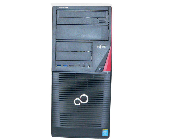 Windows8.1 Pro 64bit 富士通 CELSIUS W530 (CELW02005) Core i3-4130 3.4GHz メモリ 4GB HDD 500GB(SATA) DVD-ROM