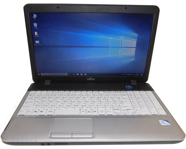 ジャンク 難あり Windows10 富士通 LIFEBOOK A512/F Celeron B730 1.8GHz 4GB 320GB DVDマルチ 中古ノートパソコン ACアダプタ付属なし