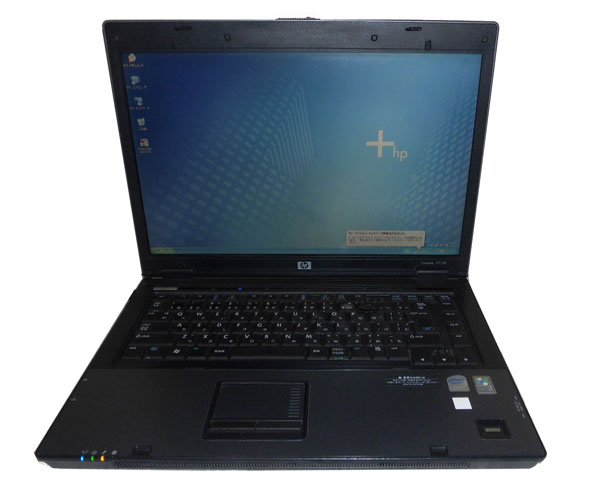 【JUNK】WindowsXP HP 6710b (RJ459AV) Core2Duo T7250 2.0GHz 2GB 80GB 15.4インチ ACアダプタ付属なし