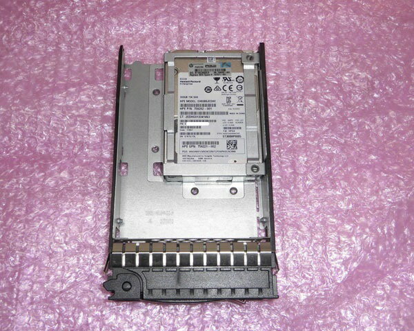 HP 759202-001(EH0300JEDHC) SAS 300GB 15K 12Gbps 2.5インチ (キャリア 3.5インチ) 中古ハードディスク