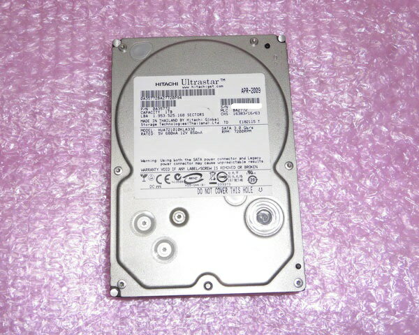 HITACHI HUA721010KLA330 SATA 1TB 7200rpm 3.5インチ 中古ハードディスク