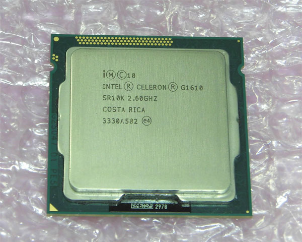 中古CPU CELERON G1610 2.60GHz SR10K