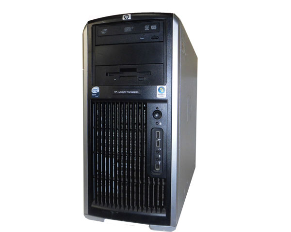 OSなし HP WorkStation XW8600 (RV726AV) Xeon X5450 3.0Ghz×2基 メモリ 4GB HDD 250GB(SATA) Quadro FX1700