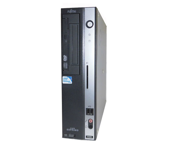 WindowsXP 富士通 FMV-D5280 (FMVDC2A0C1) PDC-E5200 2.5GHz 2GB 80GB DVDコンボ 中古パソコン デスクトップ