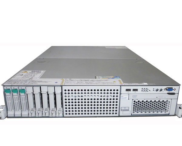中古 NEC Express5800/R120e-2E (N8100-2112Y) Xeon E5-2407 V2 2.4GHz×2基 メモリ 8GB HDD 300GB×3(SAS) DVD-ROM AC*2