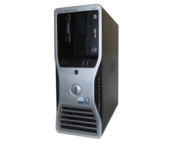 OSなし DELL PRECISION 490 Xeon 5150 2.66GHz メモリ 2GB HDD 250GB(SATA) DVD-ROM NVIDIA Quadro FX3450 中古ワークステーション