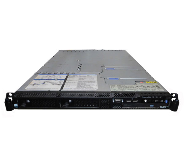 商品名 IBM System X3550 7978-42J CPU Xeon 5130 2.0GHz × 1基 メモリー 4GB HDD 80GB×2 (SATA) 光学ドライブ DVDコンボ 電源ユニット 搭載数2/最大2 動作状態 動作...