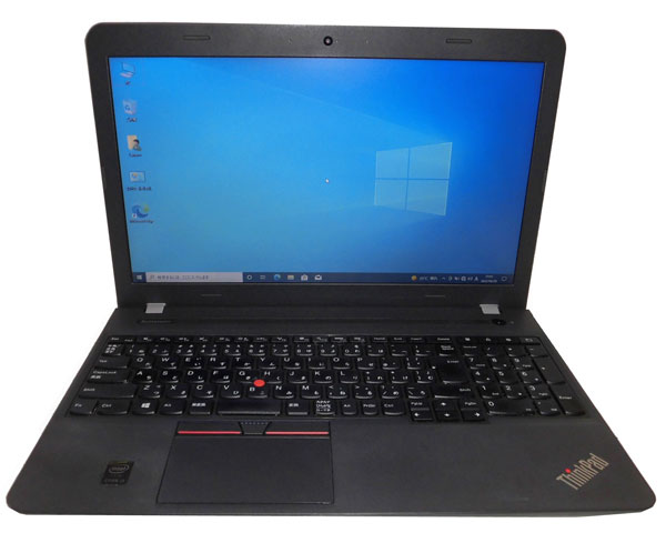 Windows10 Pro 64bit Lenovo ThinkPad E550 (20DF-006WJP) Core i3-4005U 1.7GHz メモリ 4GB HDD 500GB(SATA) DVDマルチ 15.6インチ HDMI 無線LAN Webカメラ Bluetooth 中古ノートパソコン ACアダプタ付属なし