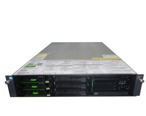 中古 富士通 PRIMERGY RX300 S6 PGR3062N6 Xeon E5649 2.53GHz メモリ 18GB HDD 300GB×3(SAS 3.5インチ) DVD-ROM AC*2