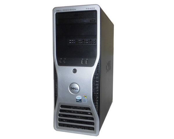 WindowsXP Pro 64bit DELL PRECISION T5400 Xeon X5460 3.16GHz メモリ 8GB HDD 146GB×2(SAS) DVD-ROM SAS 6/iR Quadro FX3700 中古ワークステーション