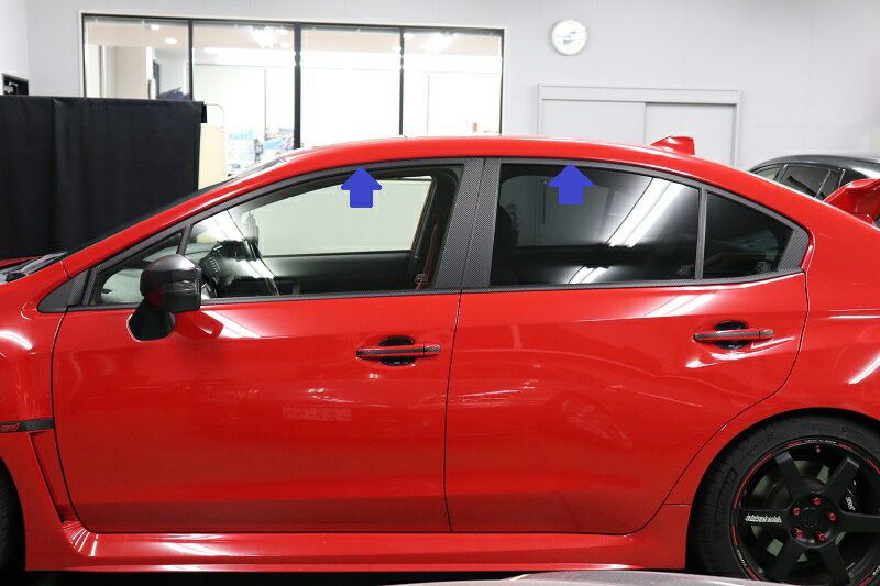 WRX STI VAB　モール上シート　※バイザー無し車用