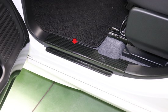 Rakuten - スペーシアカスタムハイブリッドMK53S　フロントステップパネル傷防止シート