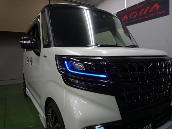 スペーシアカスタムハイブリッドMK53S　ヘッドライトフィルム