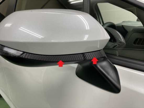 トヨタAQUA　PK10系　ドアミラーシート