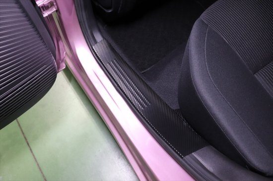 オーラ　FE13　リアステップパネル傷防止シート