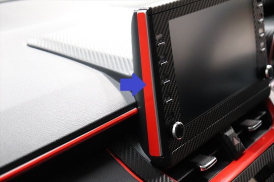 カローラクロス　ディスプレイオーディオガーニッシュシート