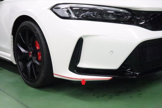 シビックタイプR　FL5　フロントバンパーレッドラインシートVer2