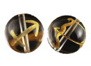12星座 射手座(いて座) 水晶金彫り12mm玉ビーズ 【穴あり一粒売りビーズ】 / 天然石、パワーストーンの専門店インペリアルオーラ おしゃれ かわいい オシ...