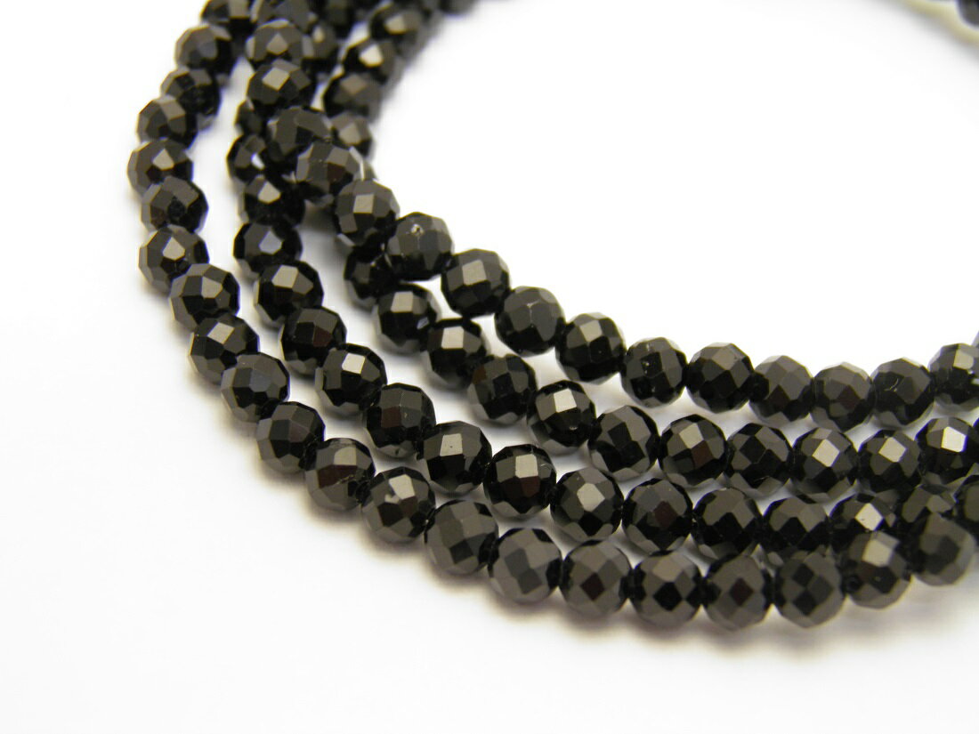 天然石 ブラックトルマリン 4mm 32面カット (金) メガネチェーン パワーストーン メガネチェーン バラ売り メンズ レディース 黒トルマリンメガネチェーン / インペリアルオーラ おしゃれ かわいい オシャレ 可愛い プレゼント ギフト 贈り物