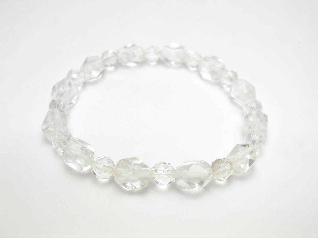 【ナゲットブレスレット】 水晶 天然石 パワーストーン / インペリアルオーラ おしゃれ かわいい オシャレ 可愛い プレゼント ギフト 贈り物