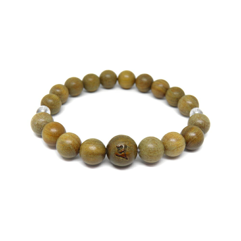 ハラ・隨求菩薩 檀香樹 梵字玉 12mm ブレスレット 天然石 パワーストーン プチギフト 転勤 退職 お礼 母の日 敬老の日 クリスマス ギフト / インペリ...