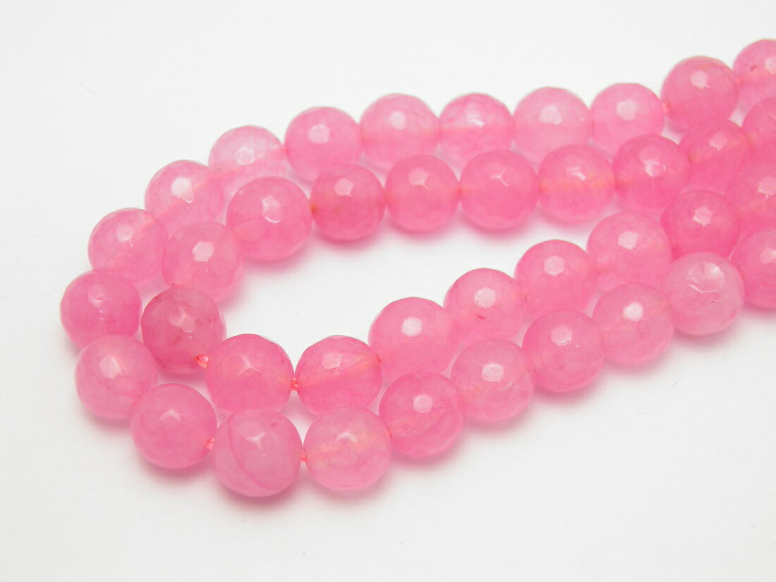 チェリージェイド 多面カット 8mm 一連 パワーストーン / インペリアルオーラ おしゃれ かわいい オシャレ 可愛い プレゼント ギフト 贈り物