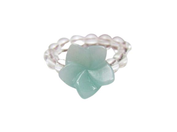 【AR0001シリーズ】桔梗リング・指輪 アマゾナイト 天然石 パワーストーン プチギフト 転勤 退職 お礼 母の日 敬老の日 クリスマス ギフト / インペリ...