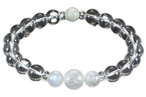 誕生石ブレスレット 6月 ムーンストーン 天然石 パワーストーン お試し ポイント消化 プチギフト 転勤 退職 お礼 母の日 ギフト / インペリアルオーラ お...