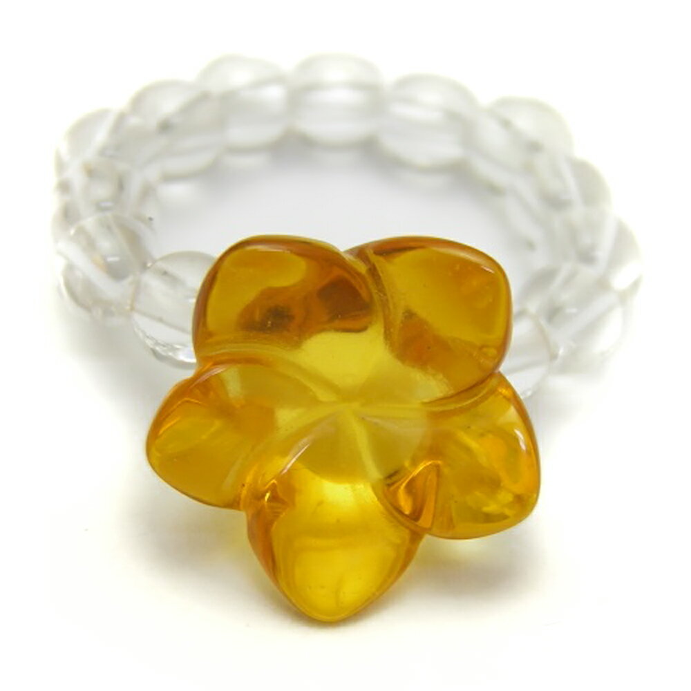 【AR0001シリーズ】桔梗リング・指輪 シトリン 天然石 パワーストーン プチギフト 転勤 退職 お礼 母の日 敬老の日 クリスマス ギフト / インペリアル...