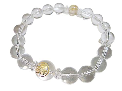 天然石 戦国武将 徳川家康 水晶 ルチルクォーツ ブレスレット 天然石 風水 パワーストーン / インペリアルオーラ おしゃれ かわいい オシャレ 可愛い プレ...