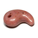 【現代勾玉】 シリシャスシスト(ピーモンタイト) 【30×18mm(大)1個】 天然石 パワーストーン / インペリアルオーラ おしゃれ かわいい オシャレ 可...