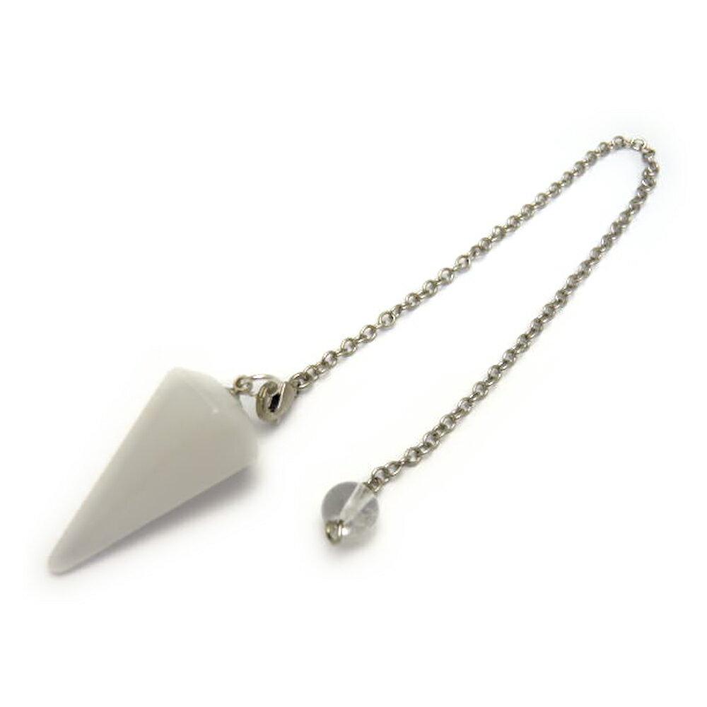 天然石 ペンデュラム ホワイトジェード カット パワーストーン ダウジング ヒーリング / インペリアルオーラ おしゃれ かわいい オシャレ 可愛い プレゼント...