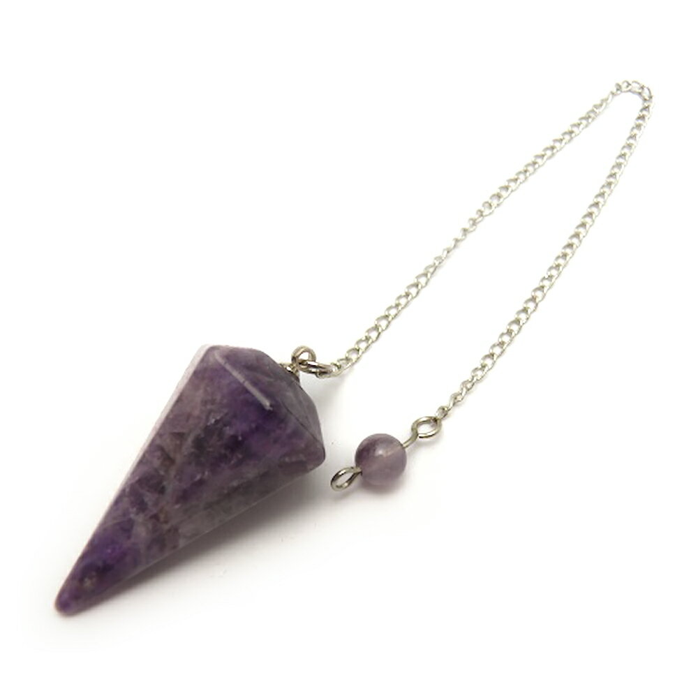ペンデュラム アメジスト (濃い) カット型 ダウジング ヒーリング 天然石 風水 パワーストーン / インペリアルオーラ おしゃれ かわいい オシャレ 可愛い...