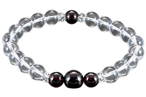 誕生石ブレスレット 1月 ガーネット 数珠 天然石 パワーストーン / インペリアルオーラ おしゃれ かわいい オシャレ 可愛い プレゼント ギフト 贈り物