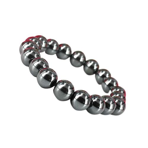【ENDLESS_8mmブレスレット】 磁気ヘマタイト シンプルブレスレット (8mm玉) 数珠 ブレスレット レディース&メンズ 天然石 パワーストーン プチ...