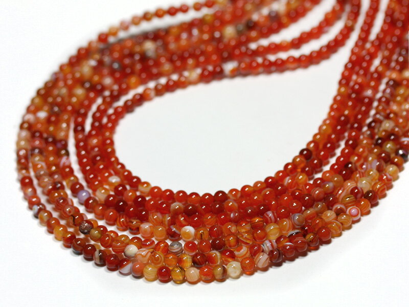 赤天眼 4mm 一連 天然石 パワーストーン / インペリアルオーラ おしゃれ かわいい オシャレ 可愛い プレゼント ギフト 贈り物
