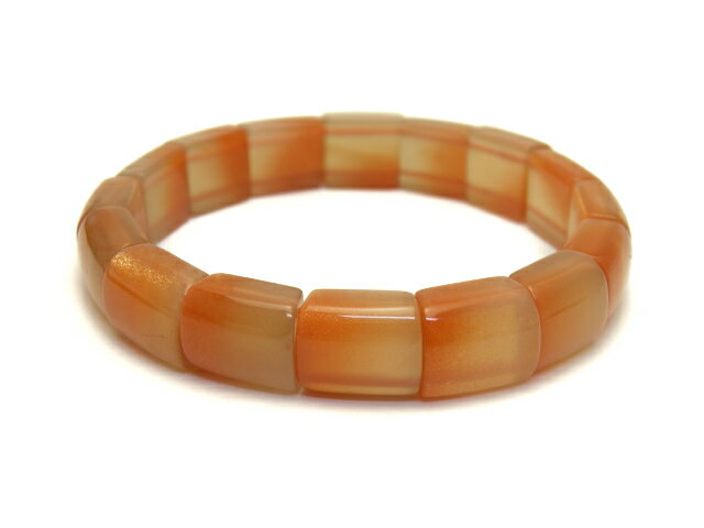 オレンジムーンストーン 11mm×13mm バングル ブレスレット 現品 父の日 母の日 敬老の日ギフト 天然石 パワーストーン / インペリアルオーラ おしゃ...