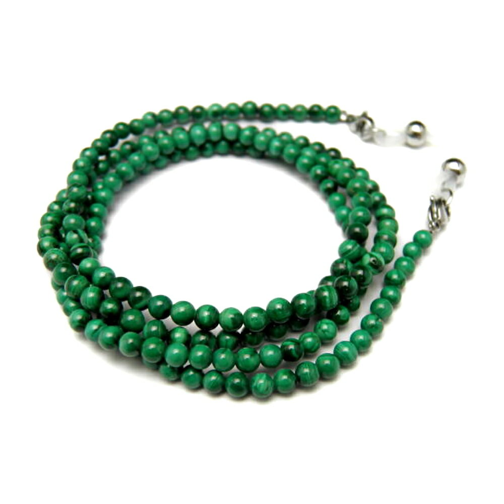 天然石 マラカイトAA 4mm玉 丸玉 メガネチェーン パワーストーン 置き忘れ防止 めがねホルダー メガネストラップ 眼鏡コード メンズ レディース 父の日 ...