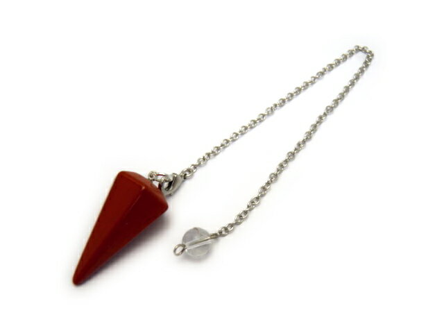 天然石 ペンデュラム レッドジャスパー AA カット パワーストーン ダウジング ヒーリング パワーストーン / インペリアルオーラ おしゃれ かわいい オシャ...