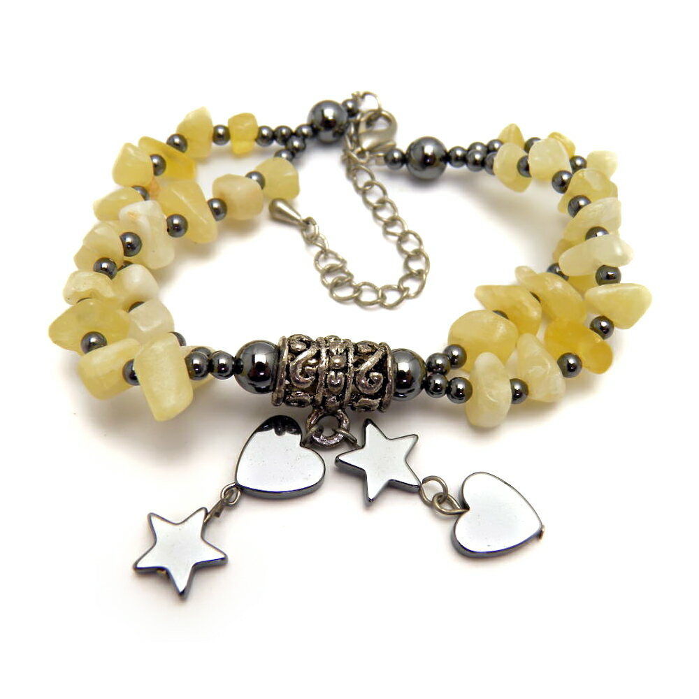 さざれヘマタイトブレスレット アラゴナイト 天然石 パワーストーン プチギフト 転勤 退職 お礼 母の日 敬老の日 クリスマス ギフト / インペリアルオーラ ...