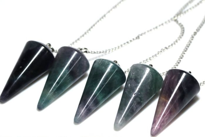 【風水アイテム】ペンデュラム(ラウンド) フローライト ダウジング ヒーリング 天然石 パワーストーン / インペリアルオーラ おしゃれ かわいい オシャレ 可愛い プレゼント ギフト 贈り物