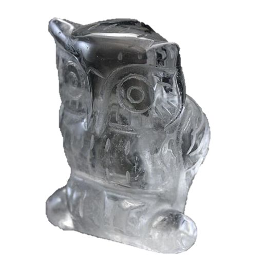 ふくろう 梟 フクロウ 天然水晶 置物 40mm 天然石 パワーストーン / インペリアルオーラ おしゃれ かわいい オシャレ 可愛い プレゼント ギフト 贈り物