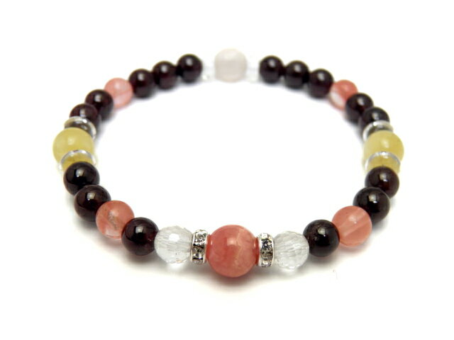 天然石 ブレスレット(ロードクロサイト) インカローズ 天然石 パワーストーン / インペリアルオーラ おしゃれ かわいい オシャレ 可愛い プレゼント ギフト...