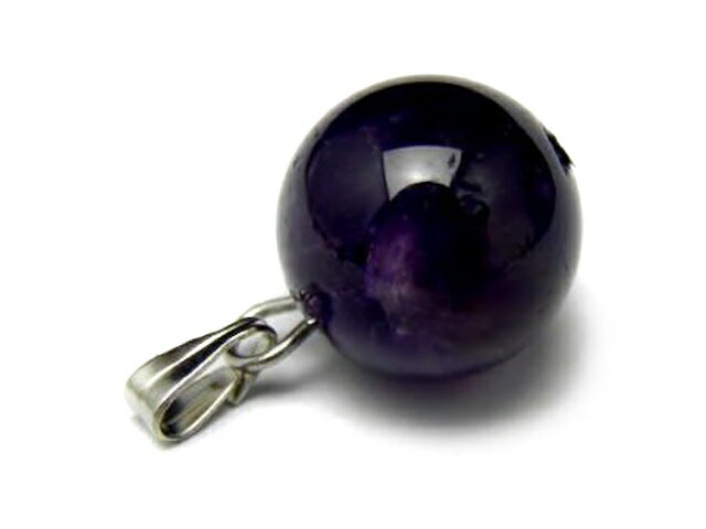 丸玉ペンダントトップ アメジスト 12mm 天然石 風水 パワーストーン / インペリアルオーラ おしゃれ かわいい オシャレ 可愛い プレゼント ギフト 贈り...