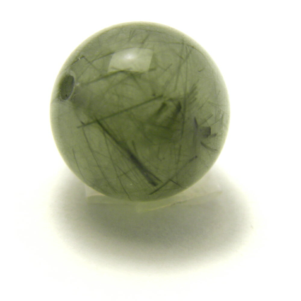 グリーンルチルクォーツ 8mm玉 一粒売り ビーズパーツ 天然石 パワーストーン / インペリアルオーラ おしゃれ かわいい オシャレ 可愛い プレゼント ギフ...