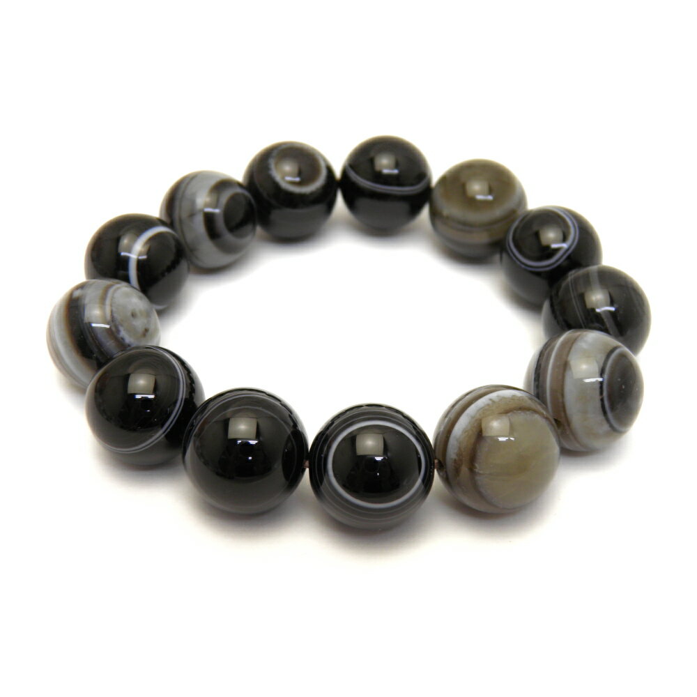 【ENDLESS_16mmブレスレット】 天眼石 大玉シンプルブレスレット 数珠 ブレスレット レディース&メンズ 天然石 パワーストーン / インペリアルオー...