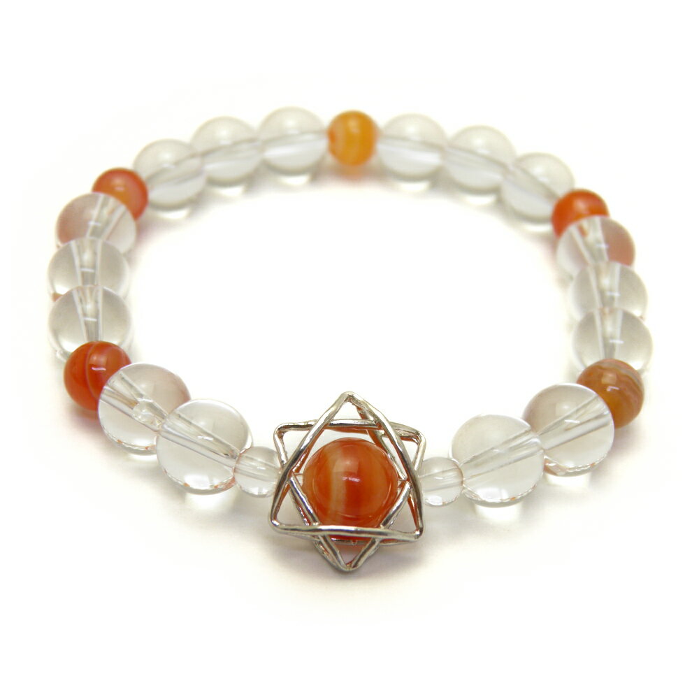 六芒星 ブレスレット 誕生石 8月 サードオニキス Hexagram ヘキサグラム 天然石 パワーストーン プチギフト 転勤 退職 お礼 母の日 ギフト / イ...